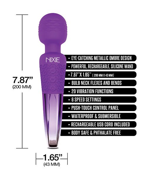 Nixie Rechargeable Wand Massager | Shop Lowest Prices at Funlove.com