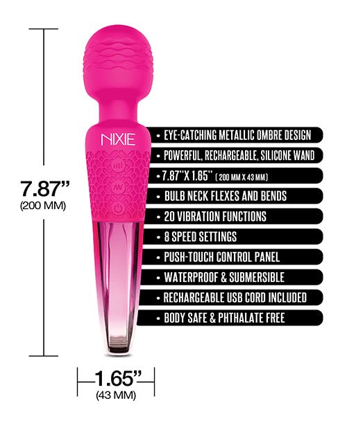 Nixie Rechargeable Wand Massager | Shop Lowest Prices at Funlove.com
