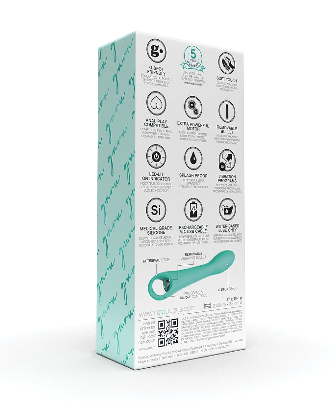 Nobu Essentials Guru Removable Bullet G Spot Vibe | Shop Lowest Prices at Funlove.com