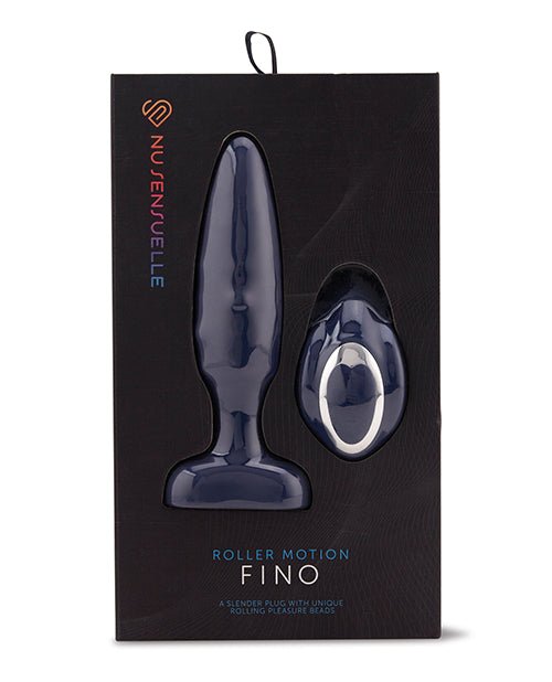 Nu Sensuelle Fino Roller Motion Plug - Navy Blue | Shop Lowest Prices at Funlove.com