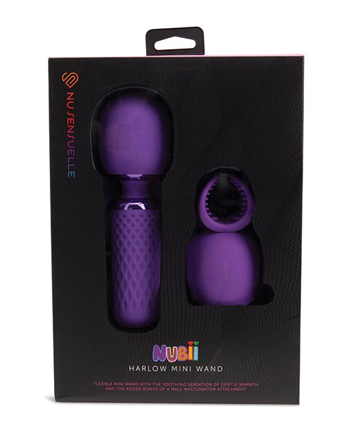 Nu Sensuelle Harlow Mini Wand with Masturbator Attachment | Shop Lowest Prices at Funlove.com