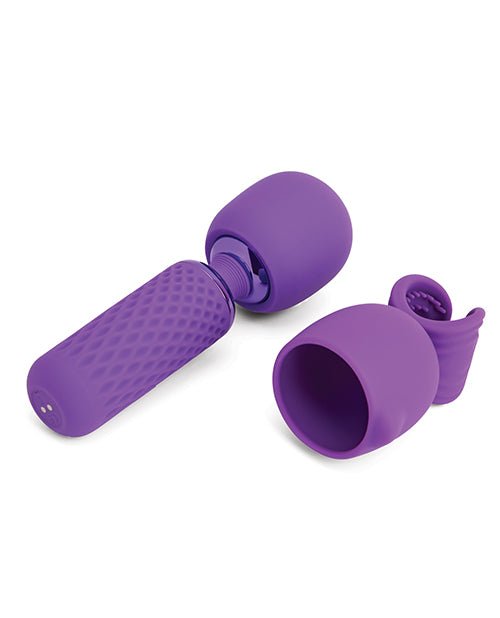 Nu Sensuelle Harlow Mini Wand with Masturbator Attachment | Shop Lowest Prices at Funlove.com