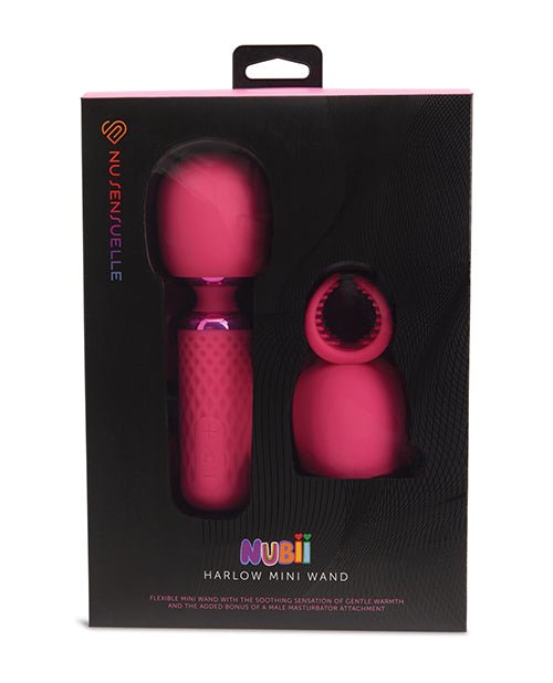 Nu Sensuelle Harlow Mini Wand with Masturbator Attachment | Shop Lowest Prices at Funlove.com