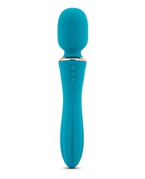Nu Sensuelle Nubii Mika Turbo Boost & Heating Mini Wand - Blue | Shop Lowest Prices at Funlove.com