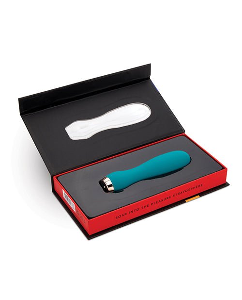 Nu Sensuelle Skye Velvet Touch Vibe - Emerald Green | Shop Lowest Prices at Funlove.com