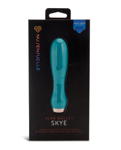 Nu Sensuelle Skye Velvet Touch Vibe - Emerald Green | Shop Lowest Prices at Funlove.com