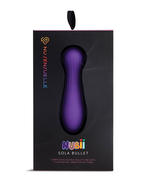 Nu Sensuelle Sola Nubii Flexible Bullet - Purple | Shop Lowest Prices at Funlove.com
