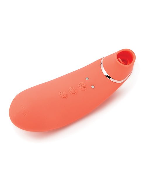 Nu Sensuelle Trinitii Tongue Vibe - Coral | Shop Lowest Prices at Funlove.com