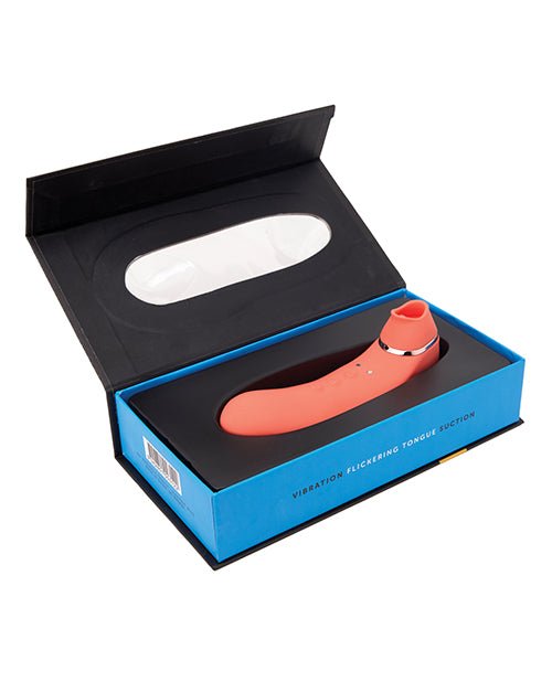 Nu Sensuelle Trinitii Tongue Vibe - Coral | Shop Lowest Prices at Funlove.com