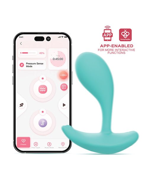 Oly 2 Pressure Sensing App - Enabled Wearable Clit & G Spot Vibrator - Blue | Shop Lowest Prices at Funlove.com