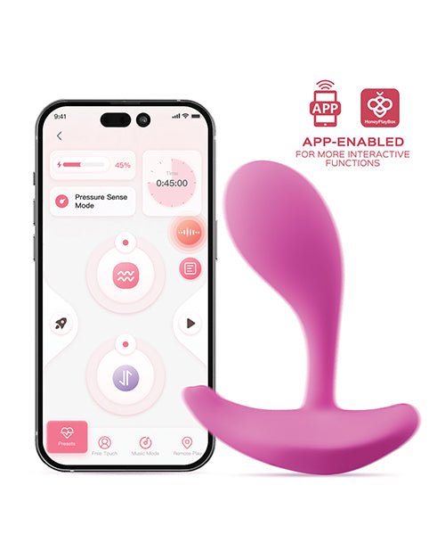 Oly 2 Pressure Sensing App - Enabled Wearable Clit & G Spot Vibrator - Pink | Shop Lowest Prices at Funlove.com