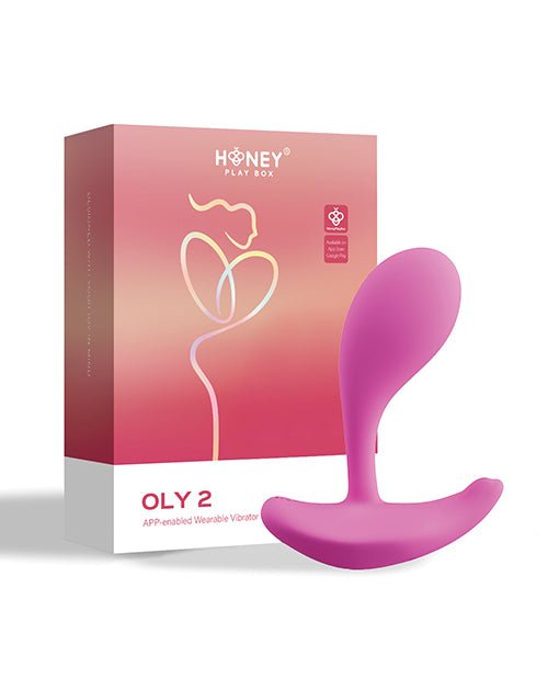 Oly 2 Pressure Sensing App - Enabled Wearable Clit & G Spot Vibrator - Pink | Shop Lowest Prices at Funlove.com