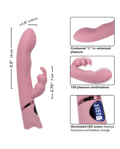 Orgasmatron Digital G - Bunny Vibrator - Pink | Shop Lowest Prices at Funlove.com