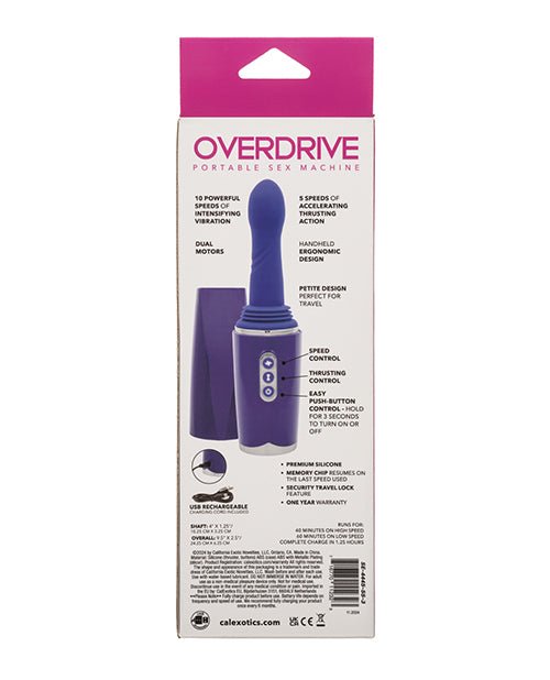 Overdrive Travel Thruster Portable Sex Machine - Purple | Shop Lowest Prices at Funlove.com