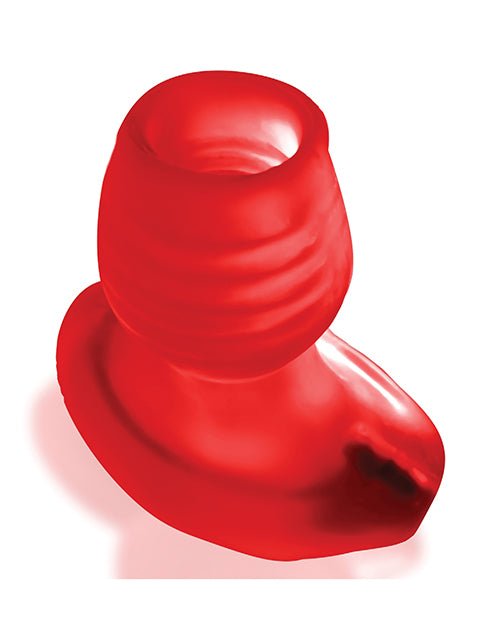 Oxballs Glowhole 2 Hollow Buttplug w/LED Insert Large - Red Morph | Shop Lowest Prices at Funlove.com