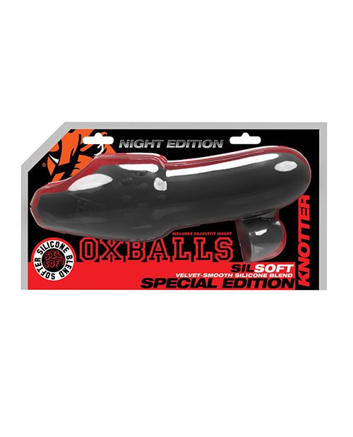 Oxballs Knotter Velvety Swelled Adjust - Fit Cocksheath - Special Edition Night | Shop Lowest Prices at Funlove.com