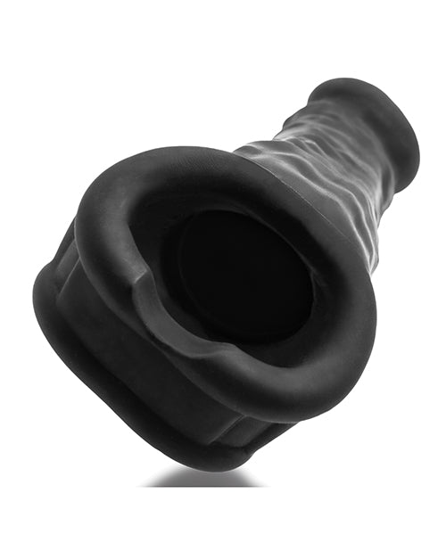 Oxballs Muscle Ripped Inner Ribbed Velvet - Smooth Cocksheath - Special Edition Black | Shop Lowest Prices at Funlove.com