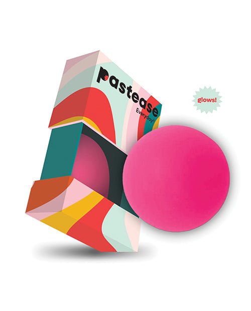 Pastease HALOS Silicone Nipple Covers w/Travel Box - Neon Pink A - C Cup 10 or More Uses | Shop Lowest Prices at Funlove.com