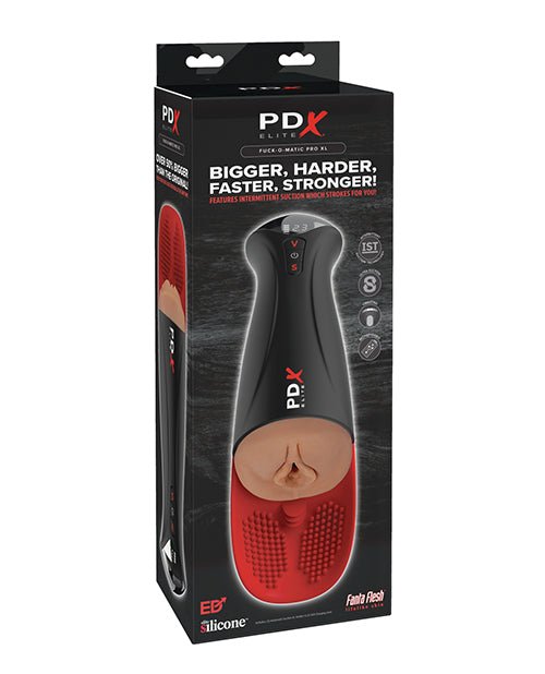 PDX Elite Fuck - O - Matic Pro XL Pussy Stroker - Brown | Shop Lowest Prices at Funlove.com