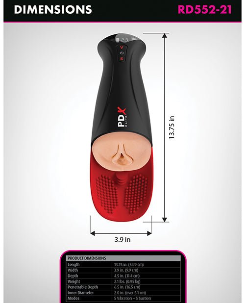 PDX Elite Fuck - O - Matic Pro XL Pussy Stroker - Light | Shop Lowest Prices at Funlove.com