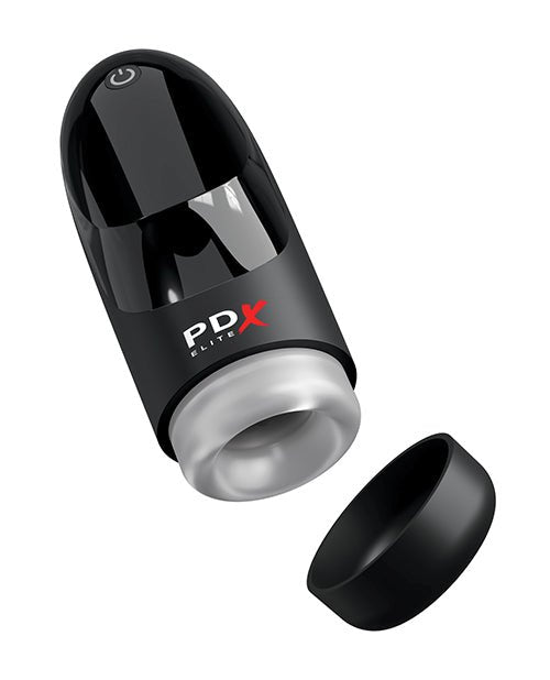 PDX Elite Hydrogasm Vibrating Stroker - Frosted/Black | Shop Lowest Prices at Funlove.com