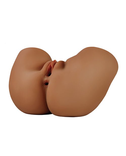 PDX Elite Shake That Ass Vibrating Mega Masturbator - Brown | Shop Lowest Prices at Funlove.com