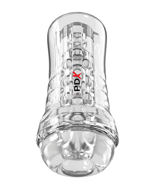PDX Elite ViewTube See - Thru EZ - Grip Stroker - Clear | Shop Lowest Prices at Funlove.com