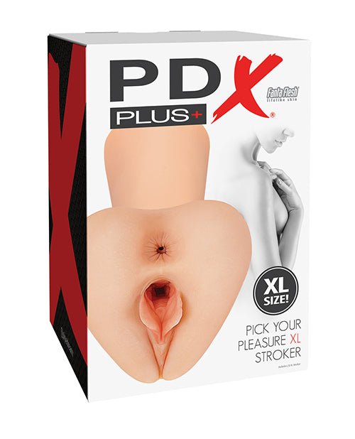 PDX Plus Pick Your Pleasure Pussy Stroker - XL Light | Shop Lowest Prices at Funlove.com