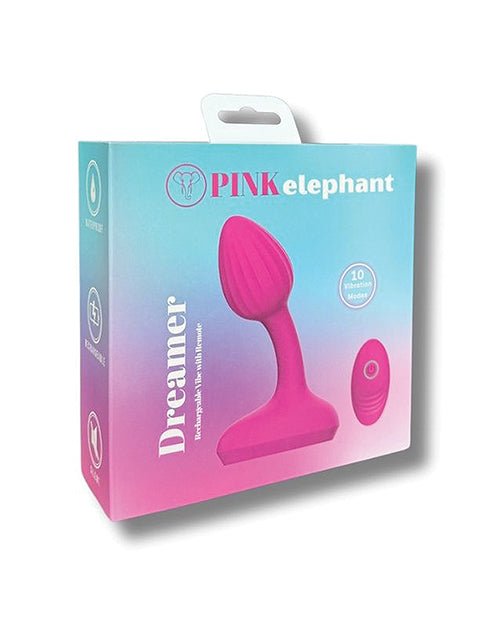 Pink Elephant Dreamer Rechargeable Vibe w/Remote - Pink | Shop Lowest Prices at Funlove.com
