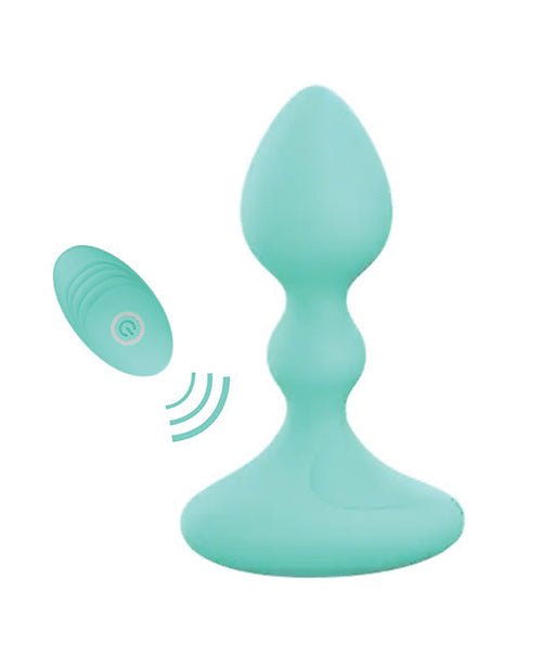 Pink Elephant Lil Rumble Rechargeable Vibe w/Remote - Aqua | Shop Lowest Prices at Funlove.com