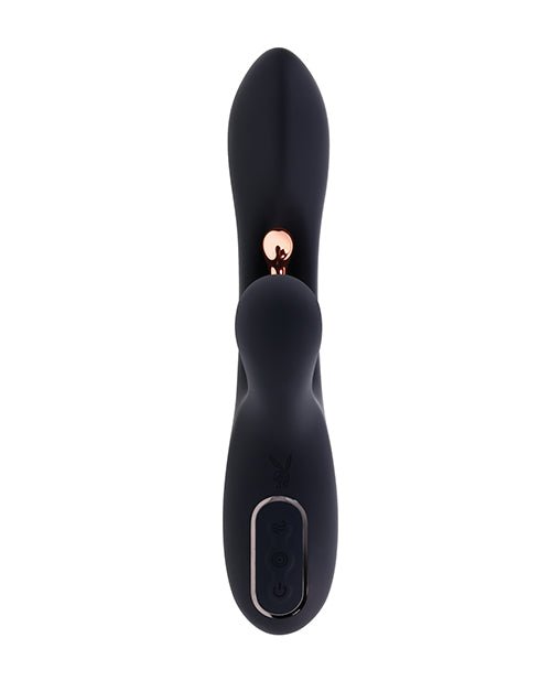 Playboy Pleasure Aureus Dual G - Spot Vibrator - Black | Shop Lowest Prices at Funlove.com