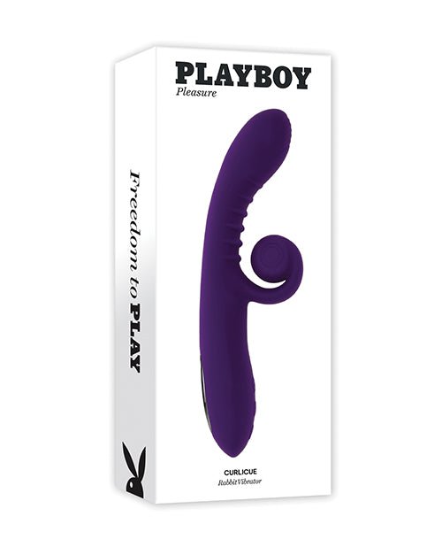 Playboy Pleasure Curlicue Rabbit Vibrator | Shop Lowest Prices at Funlove.com