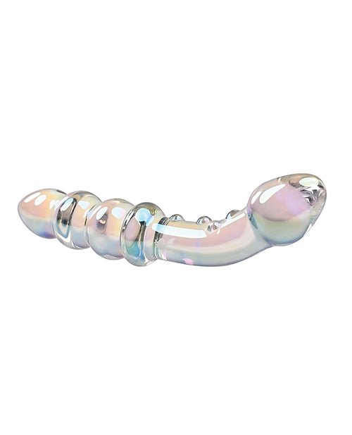 Playboy Pleasure Jewels Double Glass Dildo with Anal Beads | Shop Lowest Prices at Funlove.com