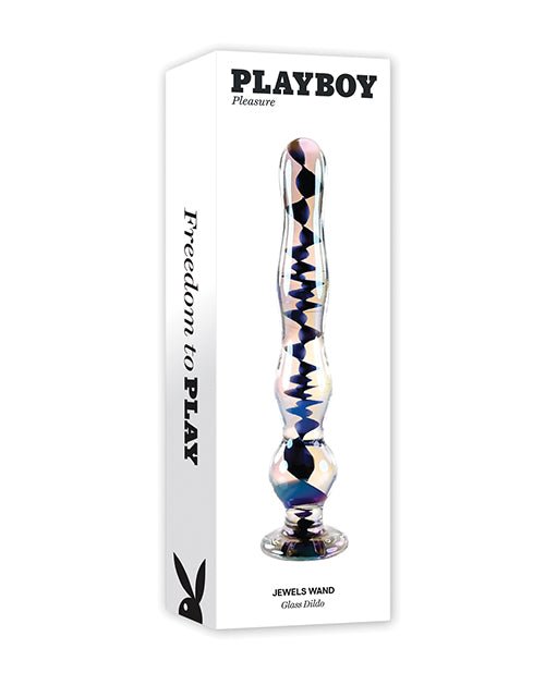 Playboy Pleasure Jewels Wand - Clear | Shop Lowest Prices at Funlove.com