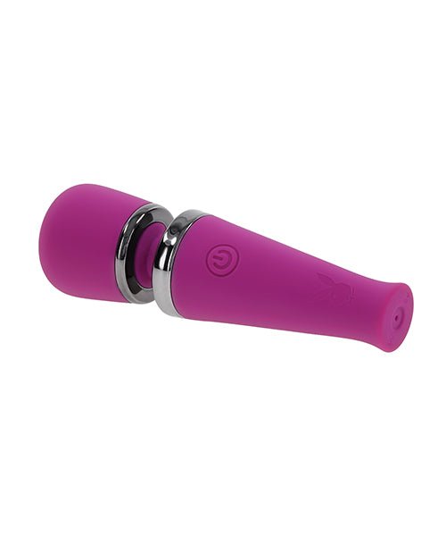 Playboy Pleasure Mic Drop Petite Wand Vibrator | Shop Lowest Prices at Funlove.com
