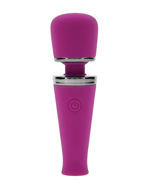 Playboy Pleasure Mic Drop Petite Wand Vibrator | Shop Lowest Prices at Funlove.com