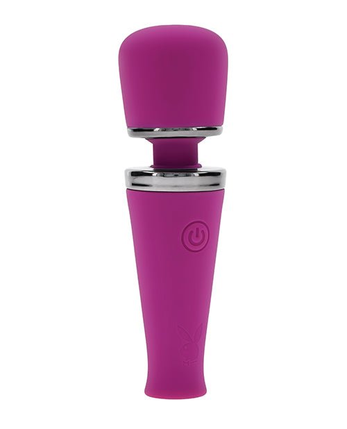 Playboy Pleasure Mic Drop Petite Wand Vibrator | Shop Lowest Prices at Funlove.com