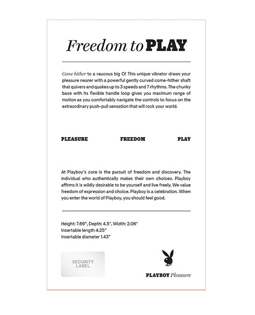 Playboy Pleasure Nice to Meet You Rabbit Vibrator - Lavender | Shop Lowest Prices at Funlove.com