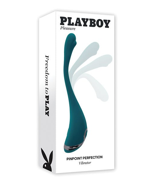Playboy Pleasure Pinpoint Perfection Clit Stimulator - Teal | Shop Lowest Prices at Funlove.com