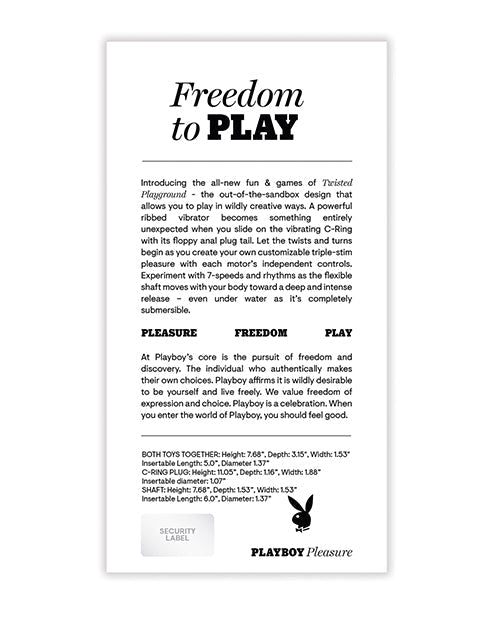 Playboy Pleasure Twisted Playground - Acai | Shop Lowest Prices at Funlove.com