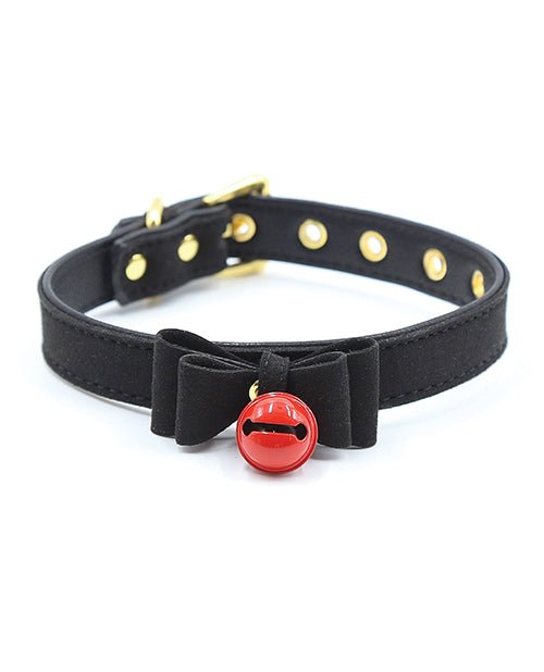 Plesur Cat Bell Bow Tie Collar - Black | Shop Lowest Prices at Funlove.com