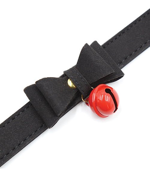 Plesur Cat Bell Bow Tie Collar - Black | Shop Lowest Prices at Funlove.com