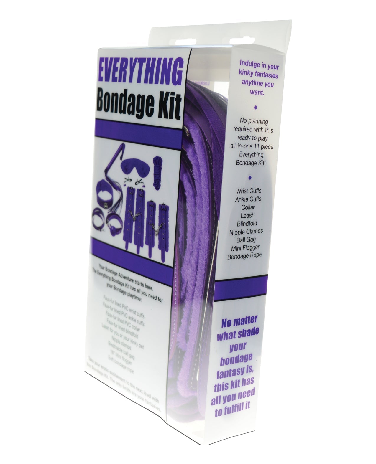 Plesur Everything Bondage 12 Piece Kit - Purple | Shop Lowest Prices at Funlove.com