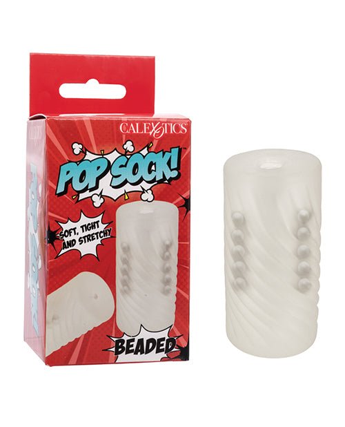 Pop Sock! Beaded Stroker - Clear | Shop Lowest Prices at Funlove.com