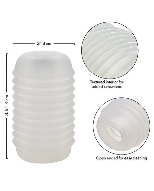 Pop Sock Ribbed Masturbator | Shop Lowest Prices at Funlove.com