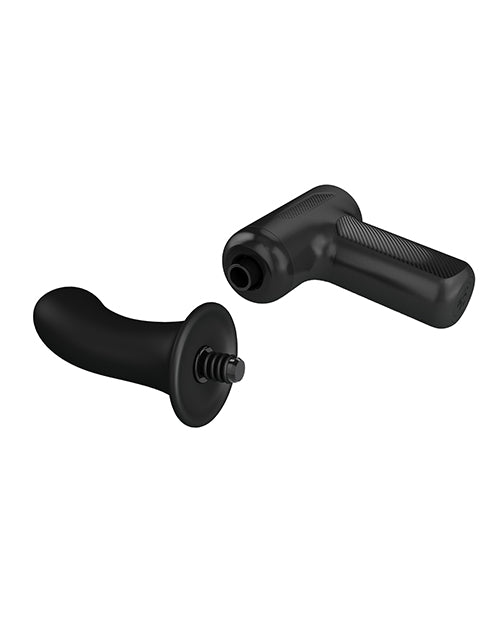 Pretty Love DJ Doctor Thrusting Gun Massager - Black | Shop Lowest Prices at Funlove.com