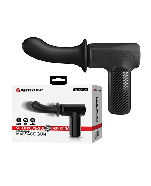 Pretty Love DJ Doctor Thrusting Gun Massager - Black | Shop Lowest Prices at Funlove.com