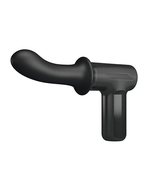 Pretty Love DJ Doctor Thrusting Gun Massager - Black | Shop Lowest Prices at Funlove.com
