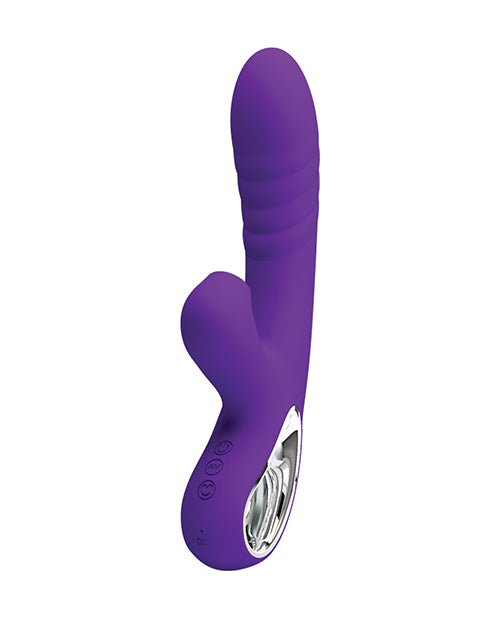 Pretty Love Jersey Sucking & Vibrating Rabbit - Purple | Shop Lowest Prices at Funlove.com