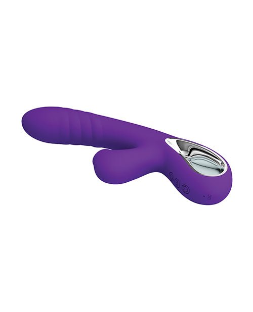 Pretty Love Jersey Sucking & Vibrating Rabbit - Purple | Shop Lowest Prices at Funlove.com